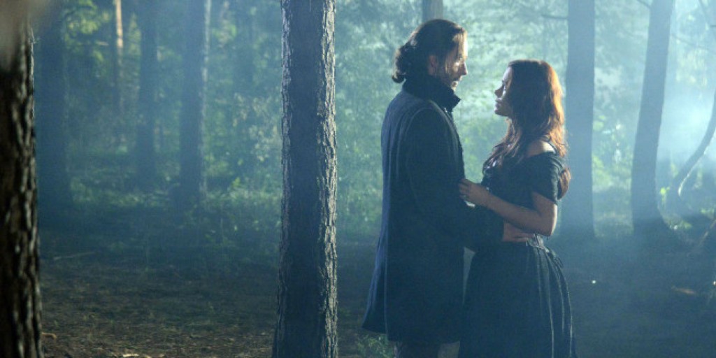 Ichabod and Katrina on Sleepy Hollow