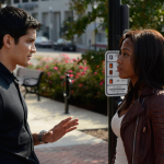 Abbie talks to her ex-boyfriend Luke Morales on Sleepy Hollow