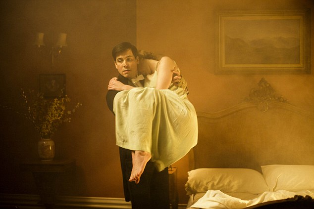 Thomas Saves Edith from fire on Downton Abbey