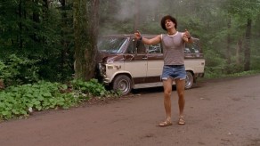 Victor drives into a tree in Wet Hot American Summer