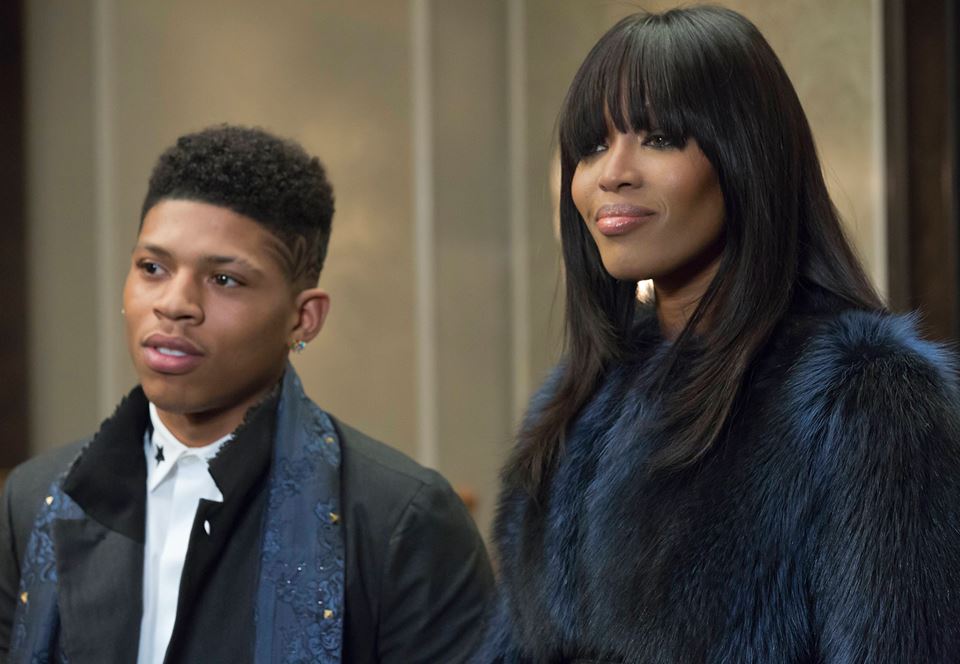 Empire's Hakeem and Camilla in matching outfits on Empire