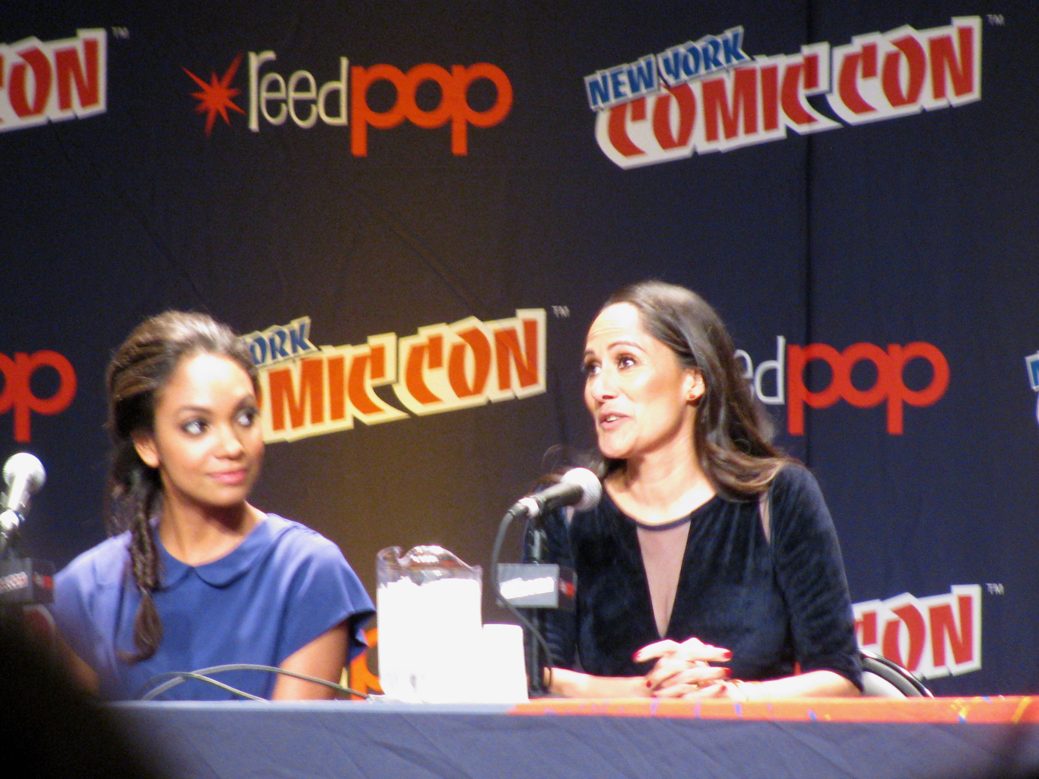 Lyndie Greenwood and Sakina Jaffrey