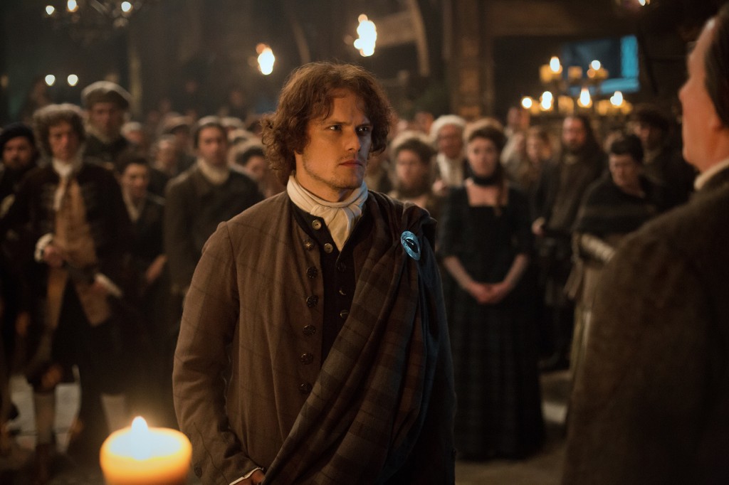 Jamie takes a vow on Outlander