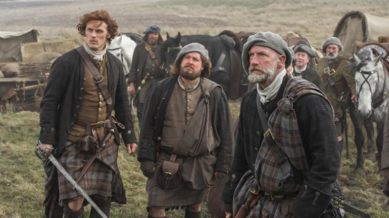 Jamie and Dougal on Outlander