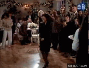 Elaine dances on Seinfeld