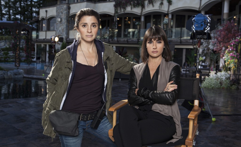 UnReal's Shiri Appleby and Constance Zimmer  Photo credit : Joseph Viles