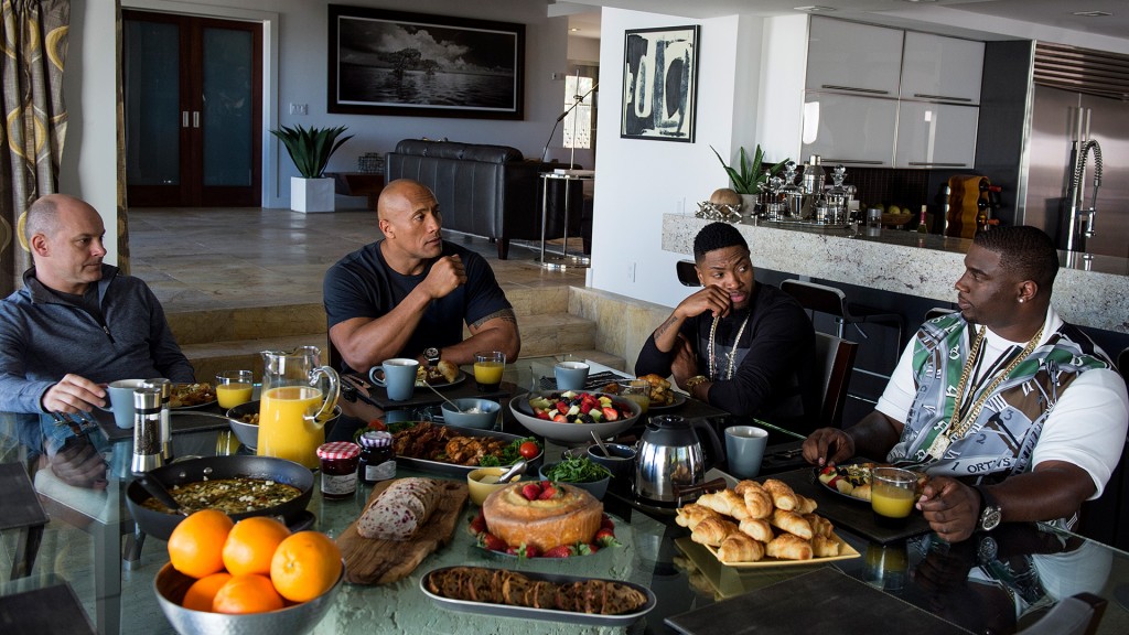 Ballers - Ends - breakfast scene