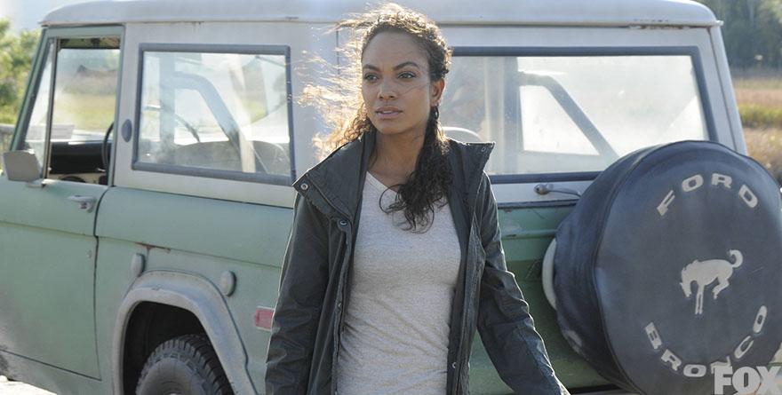 Jenny Mills walks away from a truck in the Sleepy Hollow episode "Magnus Opus."