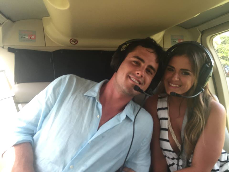 Ben Higgins takes JoJo Fletcher on a plane ride in The Bachelor