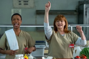 Poussey and Judy King in the kitchen on Orange is the New Black