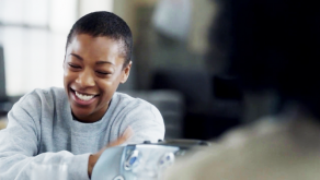 Samira Wiley as Poussey on Orange is the New Black 