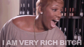 Nene Leakes "I'm rich" GIF