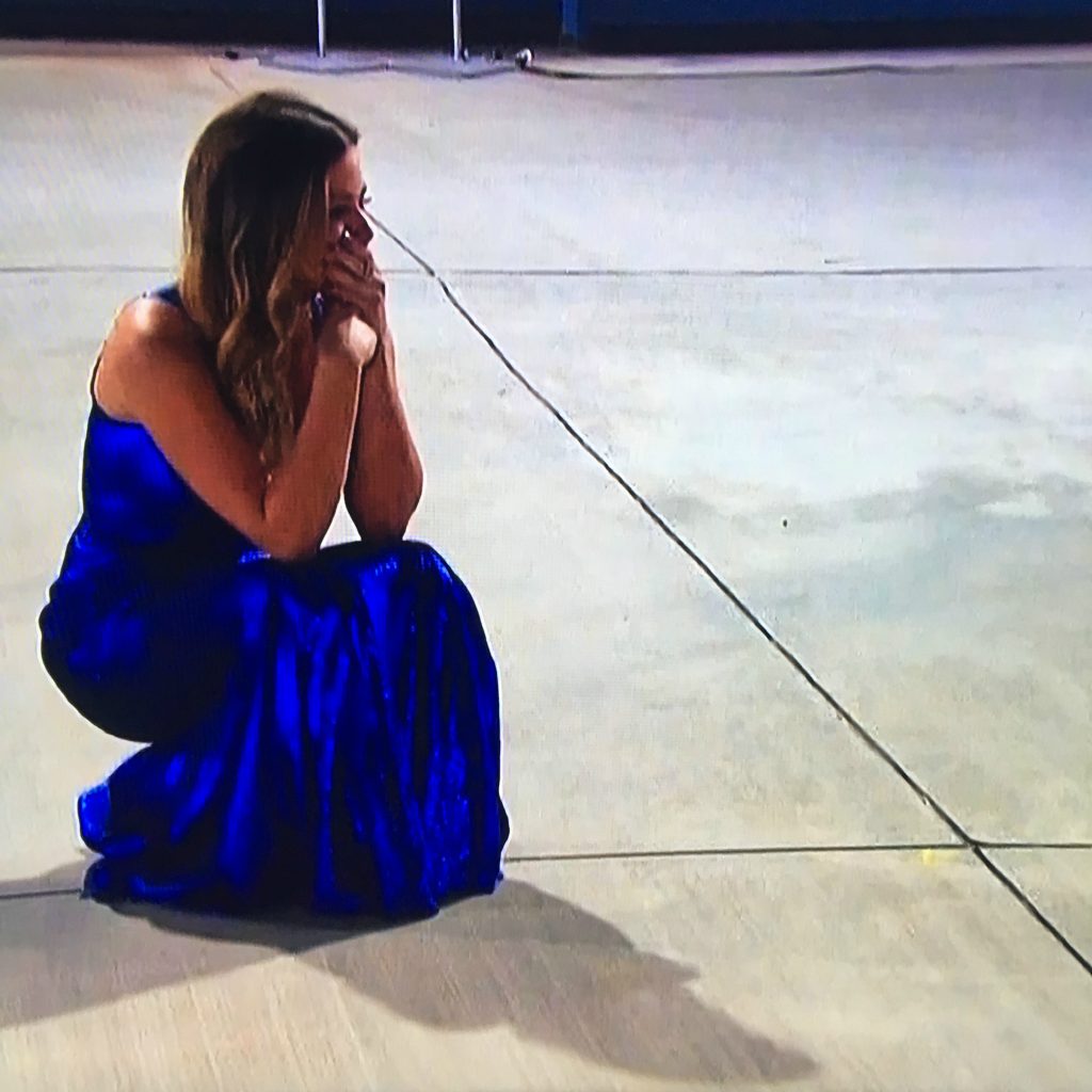 The Bachelorette JoJo cries