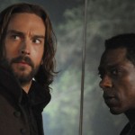 A concerned Ichabod and Frank Irving on Sleepy Hollow.