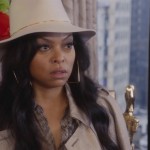 Cookie sports a snazzy hat and serious facial expression on Empire.