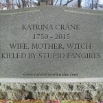 Tombstone for Sleepy Hollow's Katrina Crane