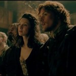 Jamie Fraser and Claire Randall listen to a folksong on Outlander