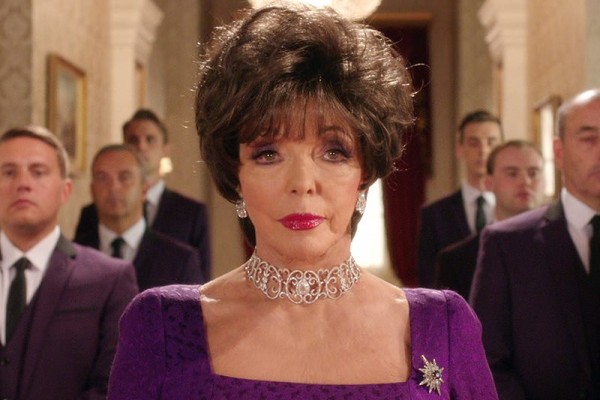 Joan Collins on The Royals
