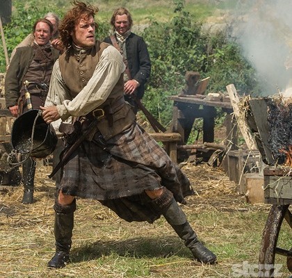 Outlander's Jamie in "The Watch."