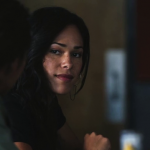 Jessica Camacho as (Sophie Foster) in a diner on Sleepy Hollow